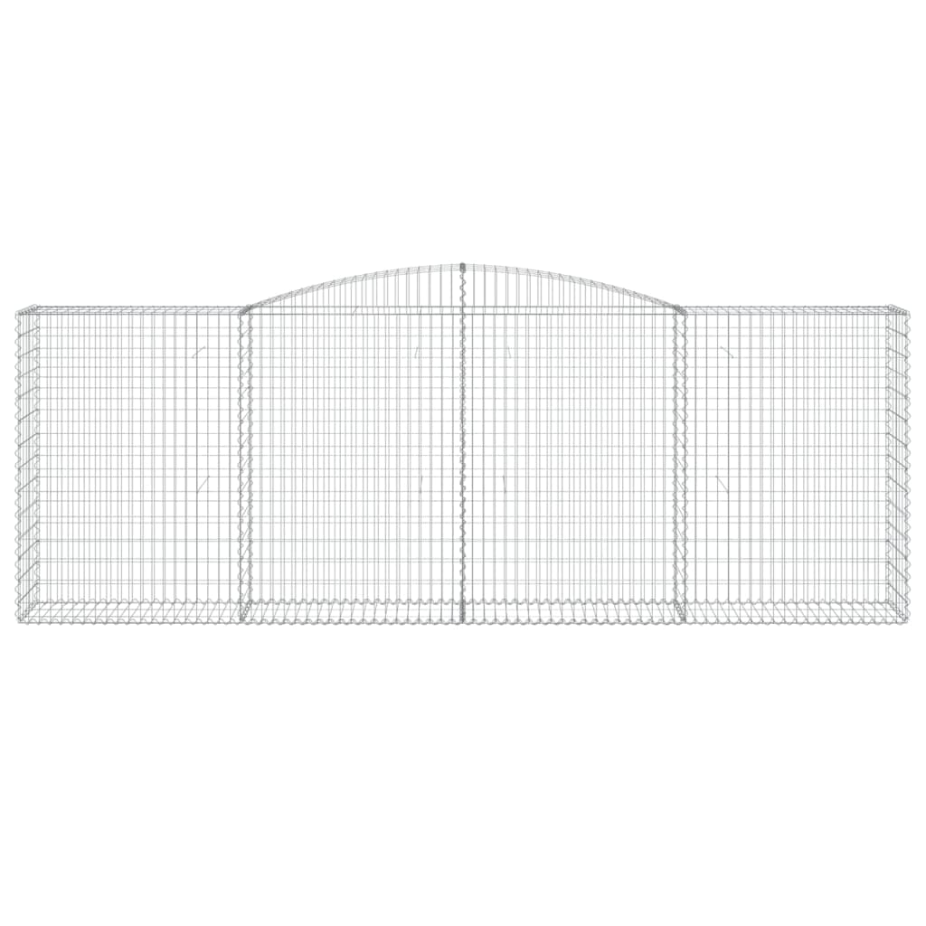 Cestas Gaviones 7 Uds Forma De Arco Hierro 400x50x140/160 Cm_3