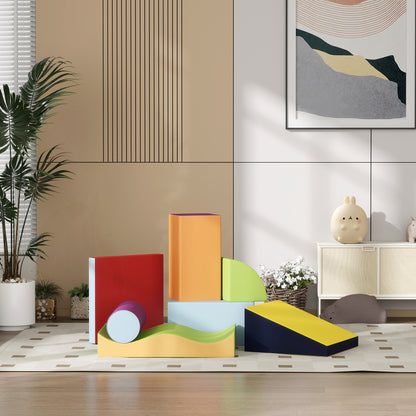 Bloques De Espuma Homcom Pu, Epe Multicolor 60x40x11 Cm_1