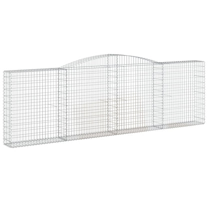 Cestas Gaviones 15 Uds Forma De Arco Hierro 400x30x120/140 Cm_2