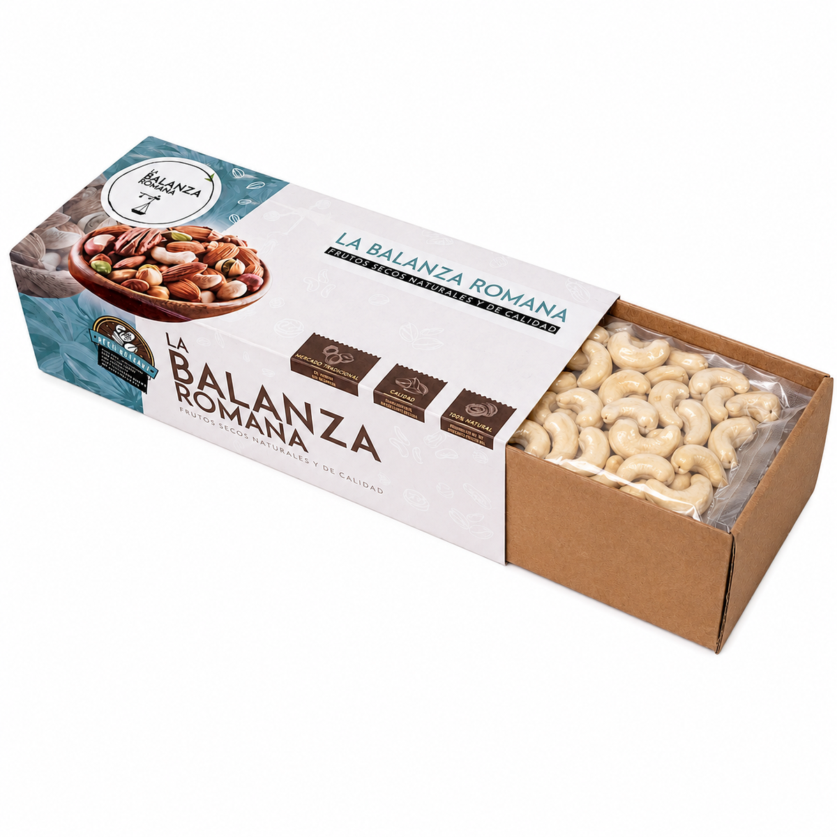 Anacardos Crudos Jumbo Premium - Envasados Al Vacío - Pack 2 X 800g (2 Envases Retail) | Fruto Seco Ecológico Premium_0