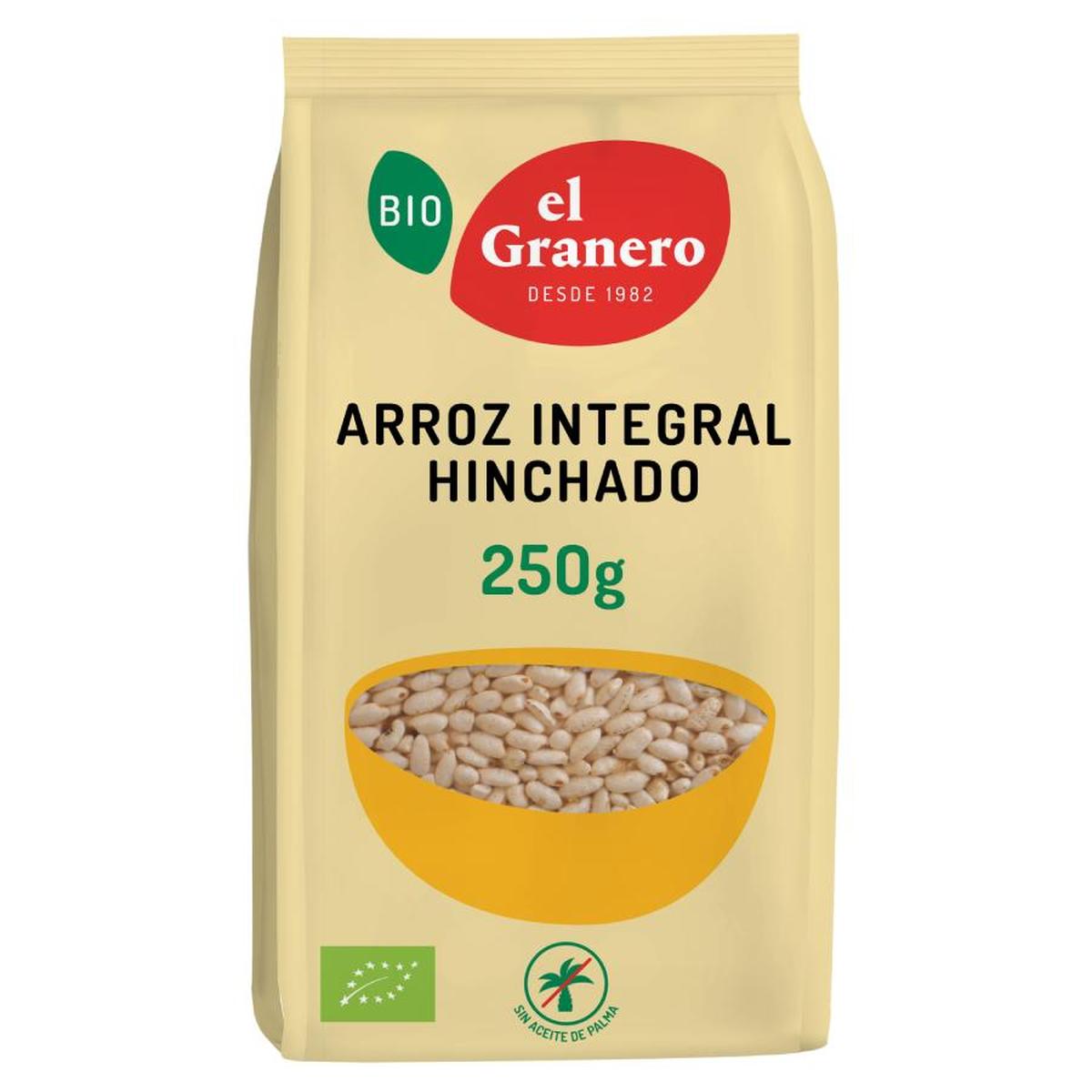 Pack 2x Arroz Integral Hinchado El Granero, 250 g