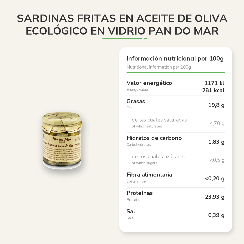 Información nutricional