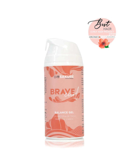 Gel Para Pelo Rizado Con Proteína, Más Encogimiento Brave Curl Gel 500 Ml Bio Sakure_4