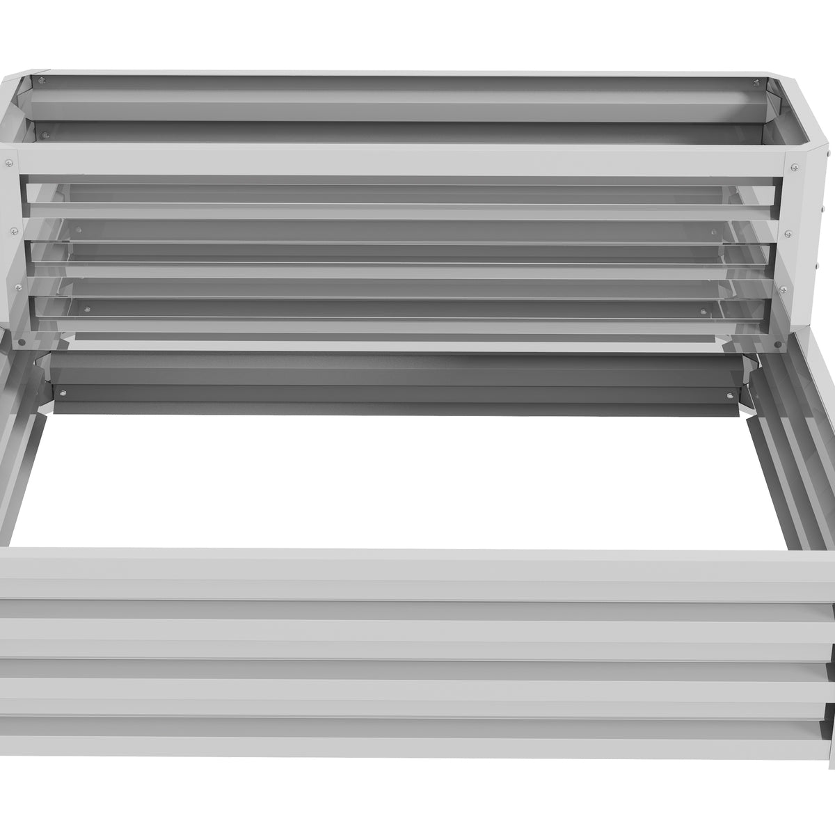 Jardinera Outsunny Acero Galvanizado Plata 120x101x58 Cm_5