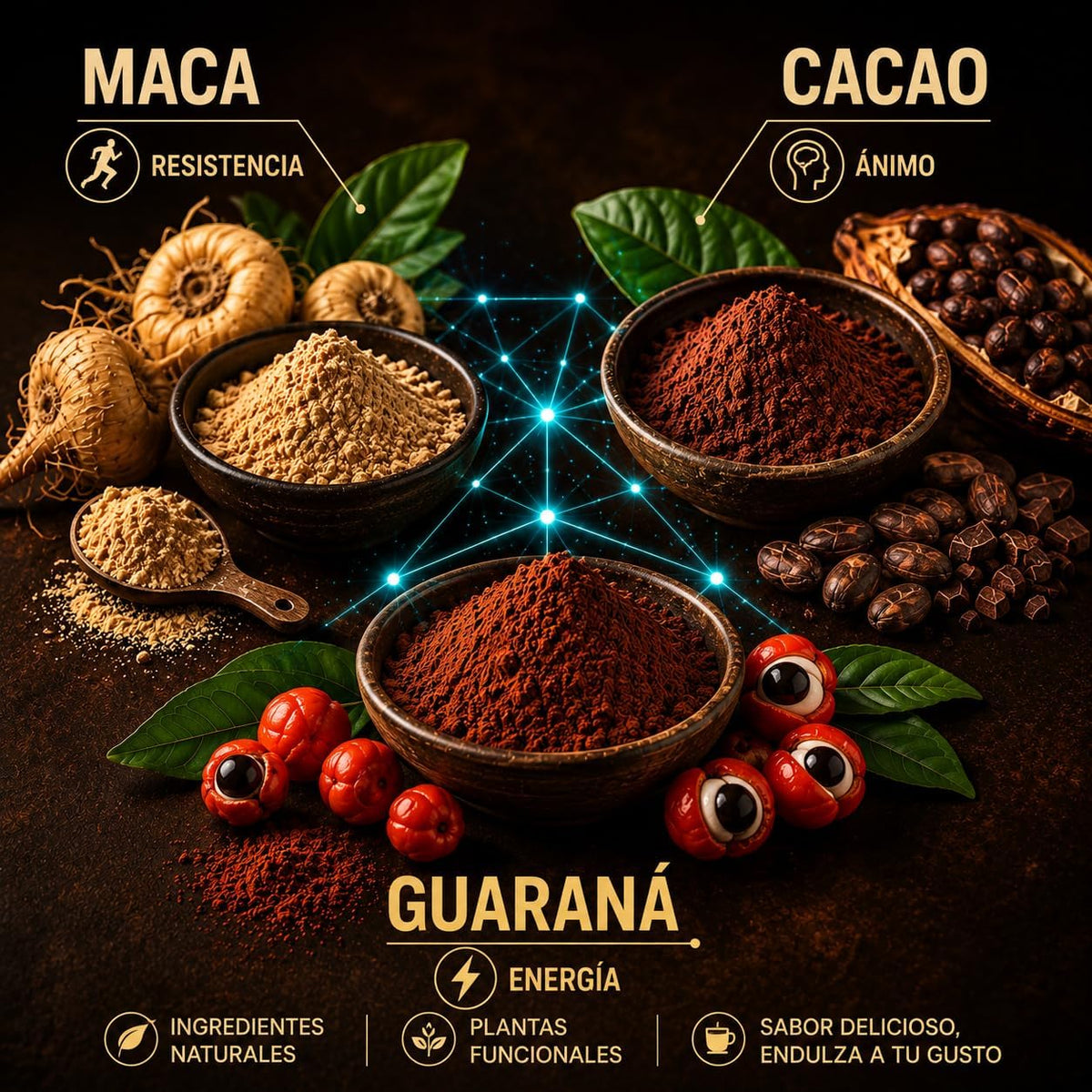 Waka 9 A.m — Mezcla Matutina Superfood Bio - 160g | Superalimento Ecológico Vegano Para Batidos, Smoothies Y Zumos_4