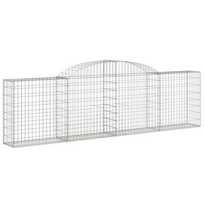 Cestas De Gaviones 30 Uds Forma De Arco Hierro 300x30x80/100 Cm_2