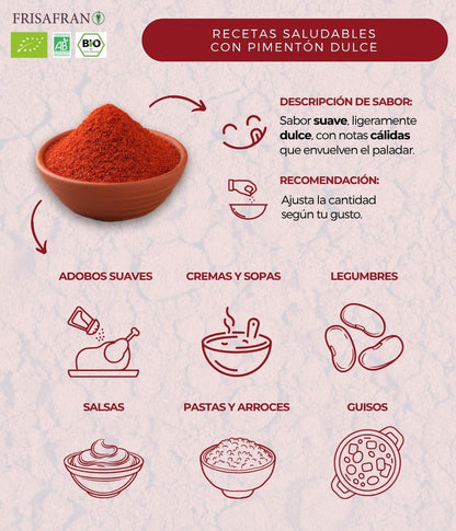 Pimentón En Polvo Ecológico | Sabor Ahumado Picante 500 G_4