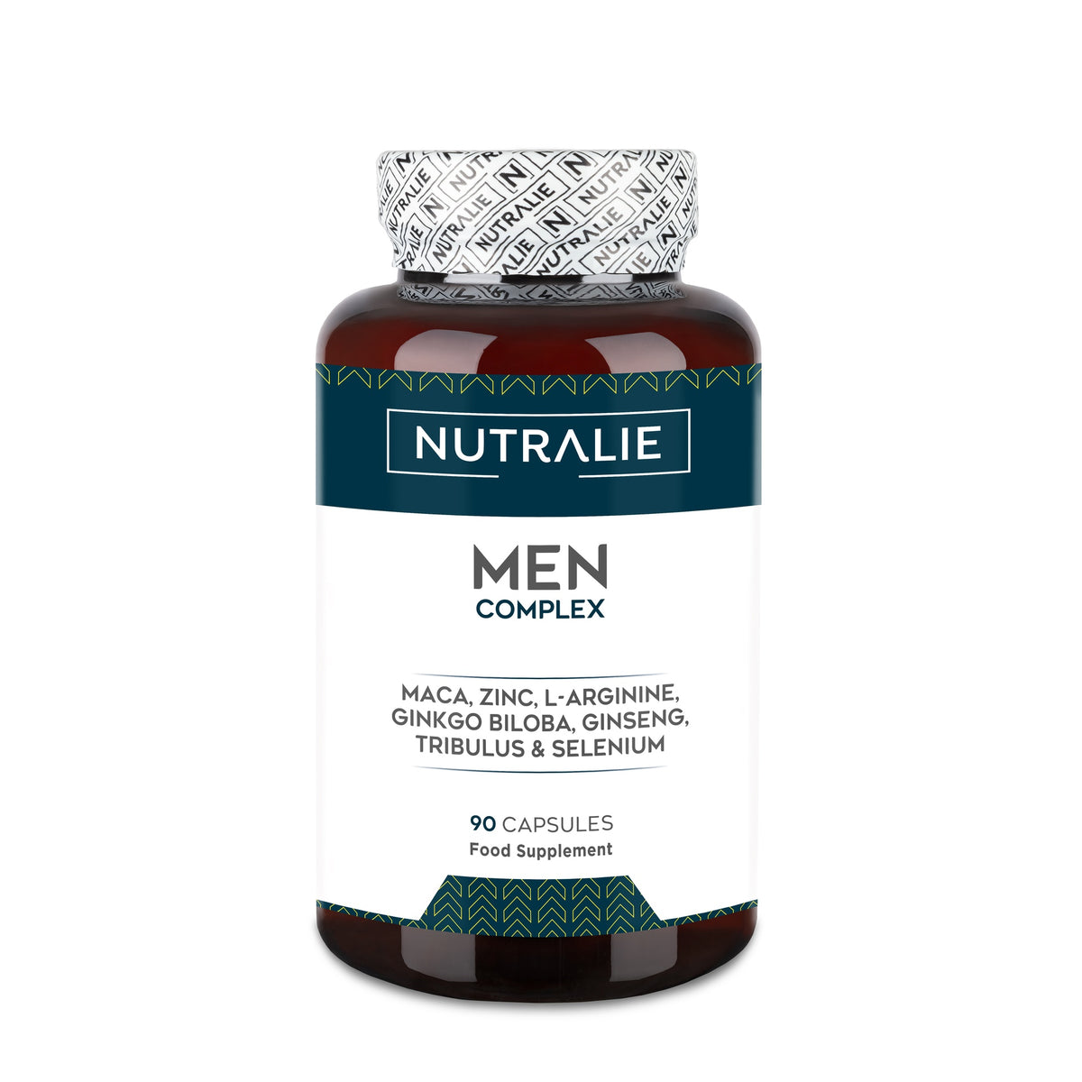 Men Complex con Zinc + Maca y Ginko Biloba Nutralie 90 cápsulas