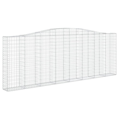 Cestas De Gaviones 3 Uds Forma De Arco Hierro 400x30x140/160 Cm_2