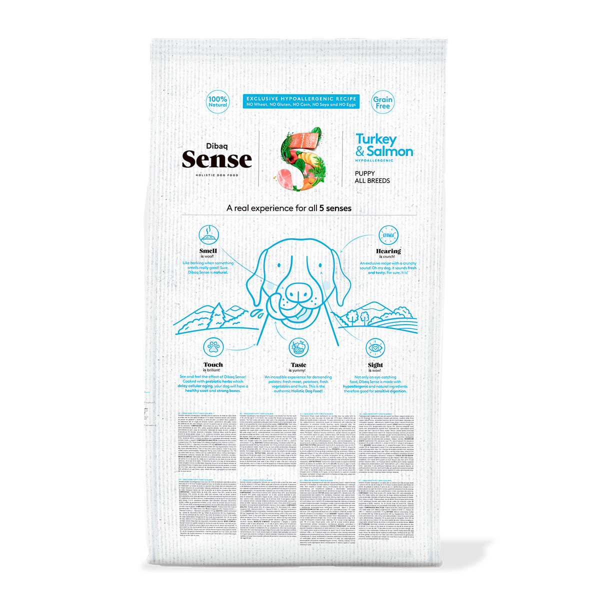 Dibaq Sense Grain Free Salmón Y Pavo (cachorro) 12 Kg_1