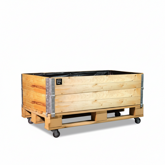 Bancal De Cultivo De Madera De Pino Urban Green Club - 120x80x50 Cm 400 L_0