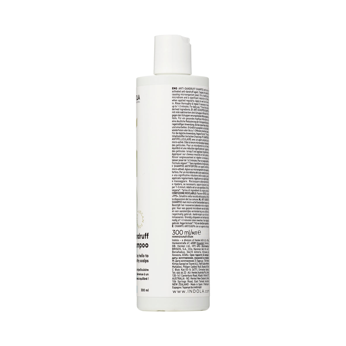 Indola Champú Anticaspa Equilibrante Profesional 300ml_3