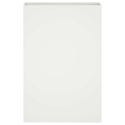 Macetero De Jardín 2 Uds. Blanco 40 X 20 X 75 Cm_3