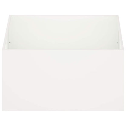 Macetero De Jardín 2 Uds. Blanco 100 X 100 X 40 Cm_3