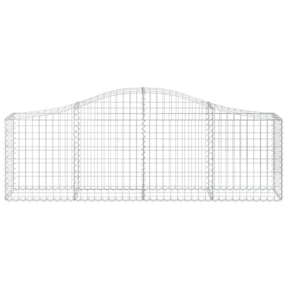 Cestas De Gaviones 30 Uds Forma De Arco Hierro 200x30x60/80 Cm_3