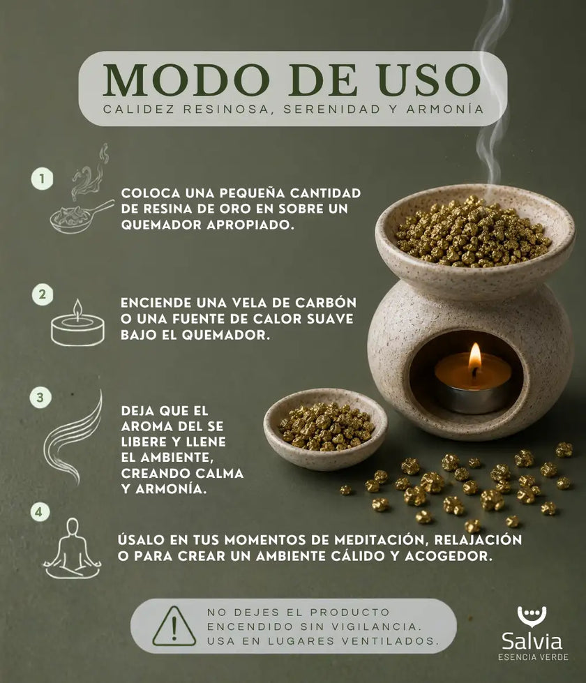 Salvia - Resina Oro En Grano, Granel | 100g_3