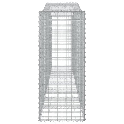 Cestas De Gaviones 8 Uds Forma De Arco Hierro 400x50x120/140 Cm_4