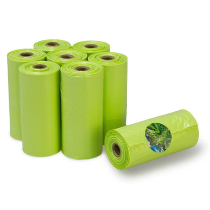 Bolsas excrementos Bio Compostables Arquivet 8 rollos x 15 bolsas