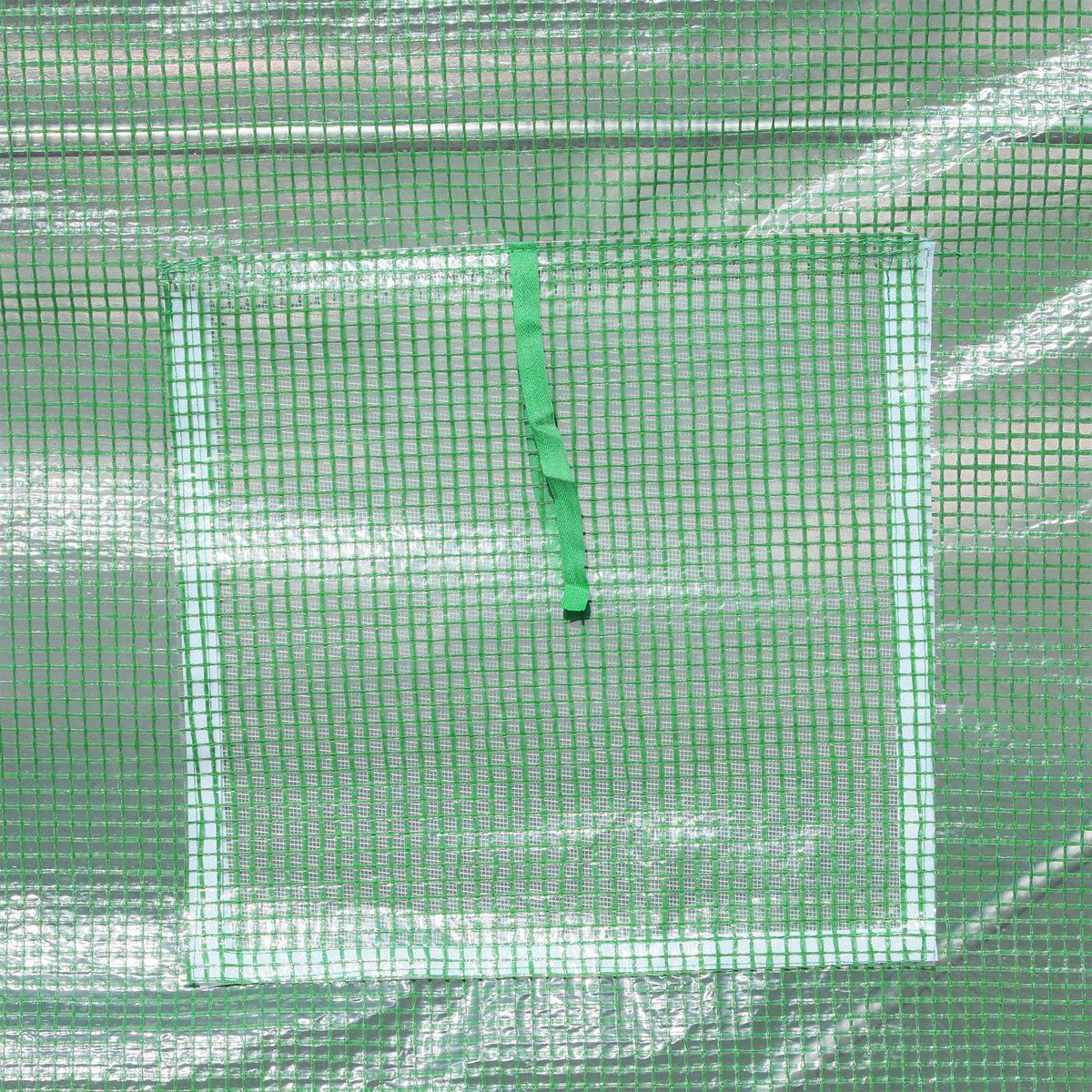 Invernadero De Túnel Outsunny Pe, Metal Verde 500x200x205 Cm_4