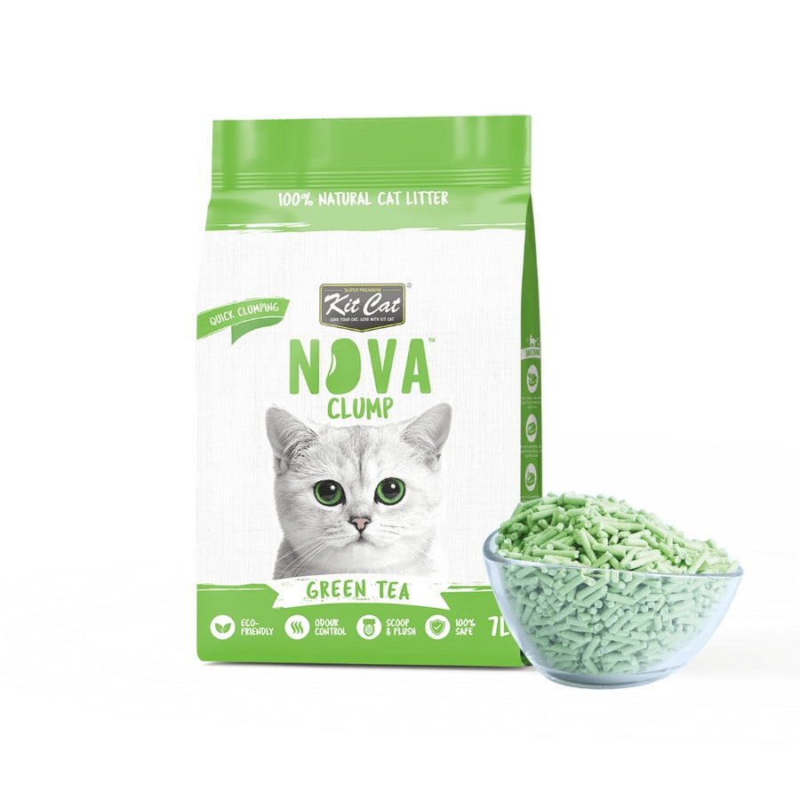 Pack 2x Kit Cat Arena Eco Nova Pack Ahorro - Green Tea 7 L Arena para gatos