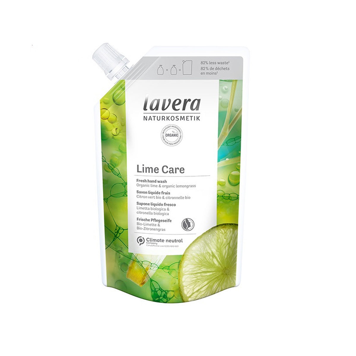 Recarga jabón de manos lima fresca Lavera  250 ml