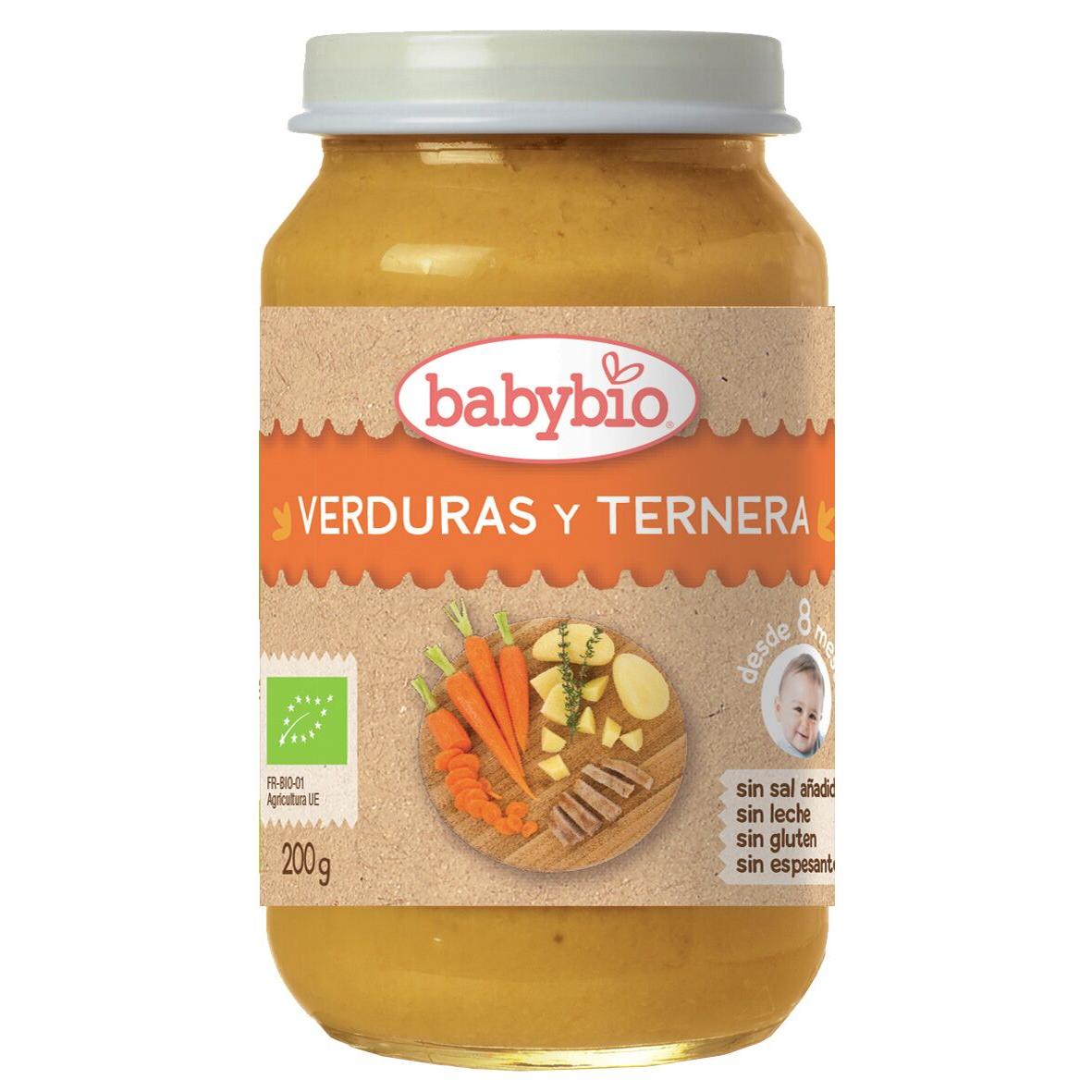 Tarrito de Verduras y Ternera (a partir de 8 meses) Babybio 200 g
