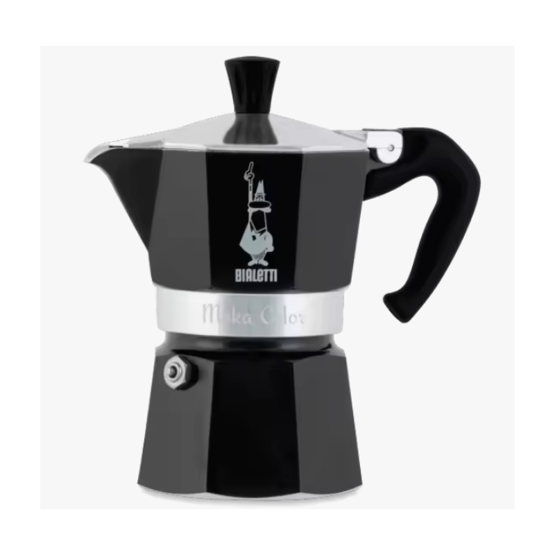 Cafetera Italiana Bialetti Moka Express 0,775 L Aluminio, Negro_0