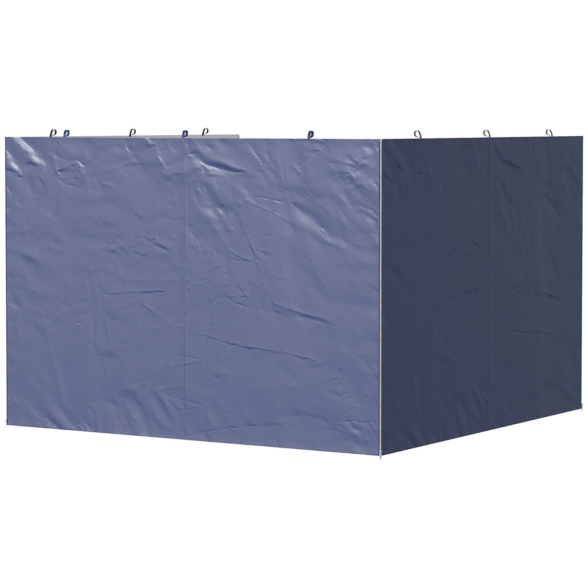 Paredes Laterales Carpa Outsunny Tela Oxford Azul 300x200 Cm_3