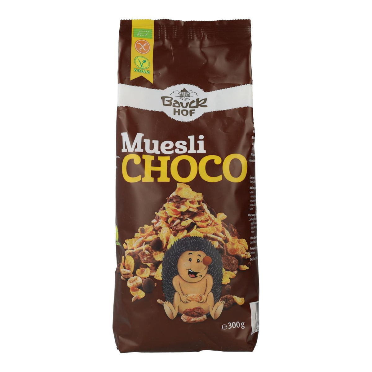 Muesli crujiente con Chocolate Negro Sin Gluten Bauckhof 300 g