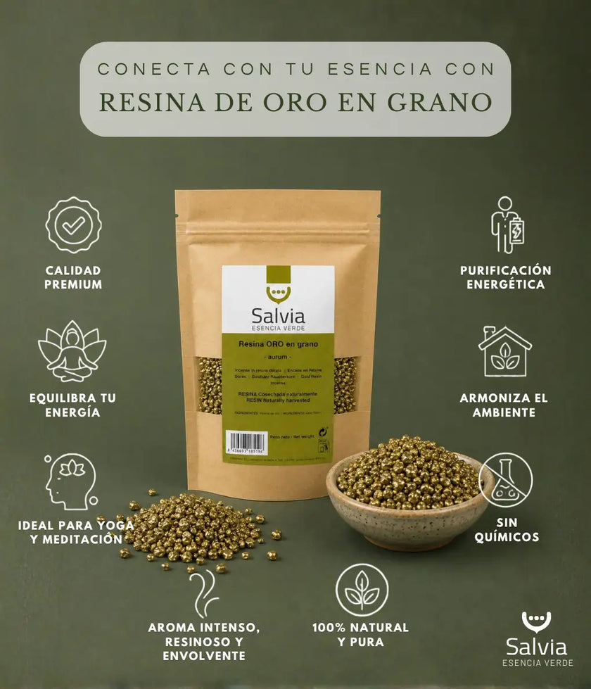 Salvia - Resina Oro En Grano, Granel | 100g_2