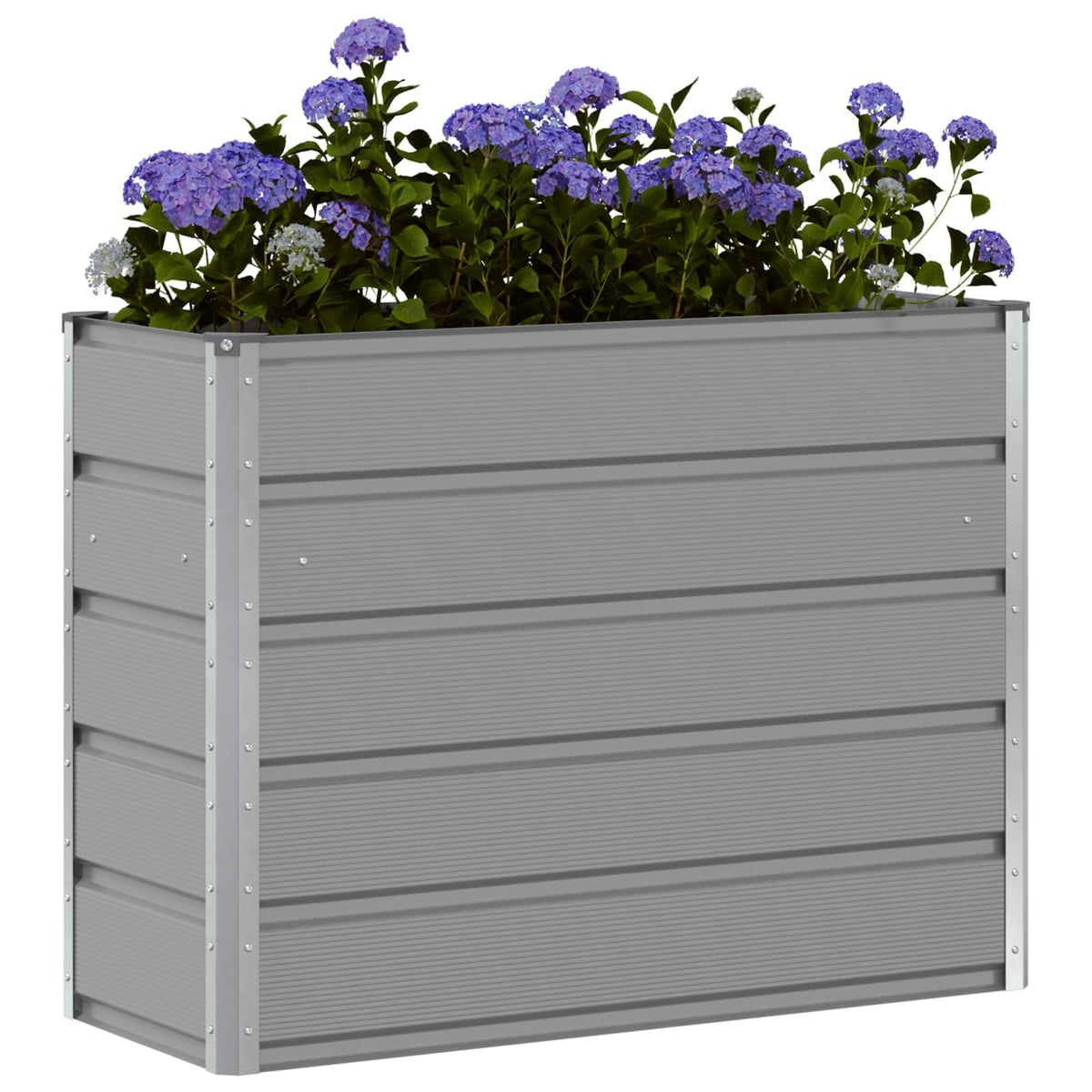 Jardinera Gris Claro 100 X 40 X 75 Cm Acero_2