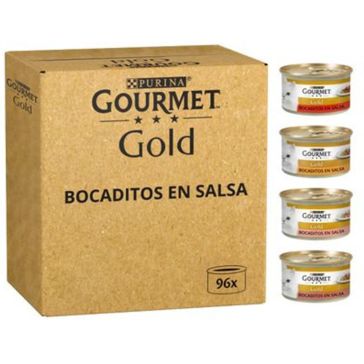 Purina  Gourmet gold  bocaditos en salsa pack surtido 96 x 85 g