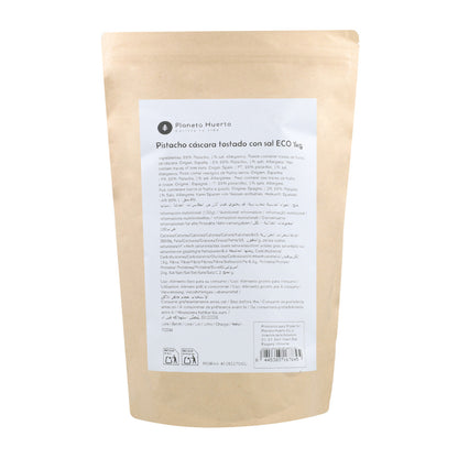 Pistacho en cáscara tostado y salado ECO Planeta Huerto 1 kg