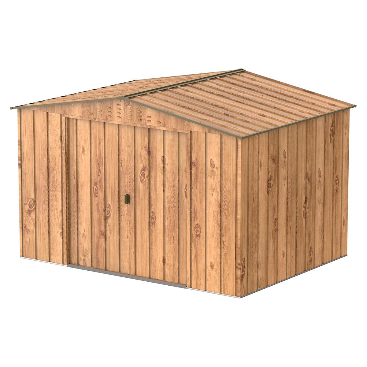 Duramax - Caseta Jardín - Top Hercules 10x8 - Metal - Color Imitación Madera_0