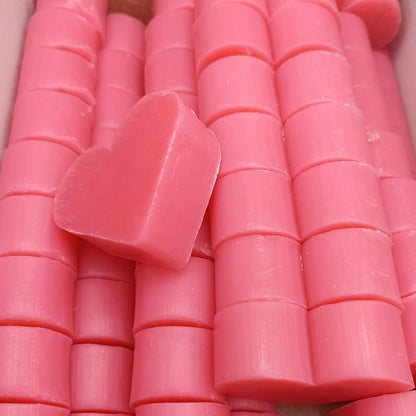 80 Jabones Aromáticos Con Forma De Corazón - Detalle Para Invitados De Eventos - Jabón Glicerina Con Aroma A Rosas_0