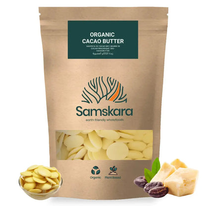 Manteca De Cacao Bio - 4kg (1kg Envase Retail + 3kg Bolsa Granel De Recarga) | Cacao Puro Ecológico Vegano_0