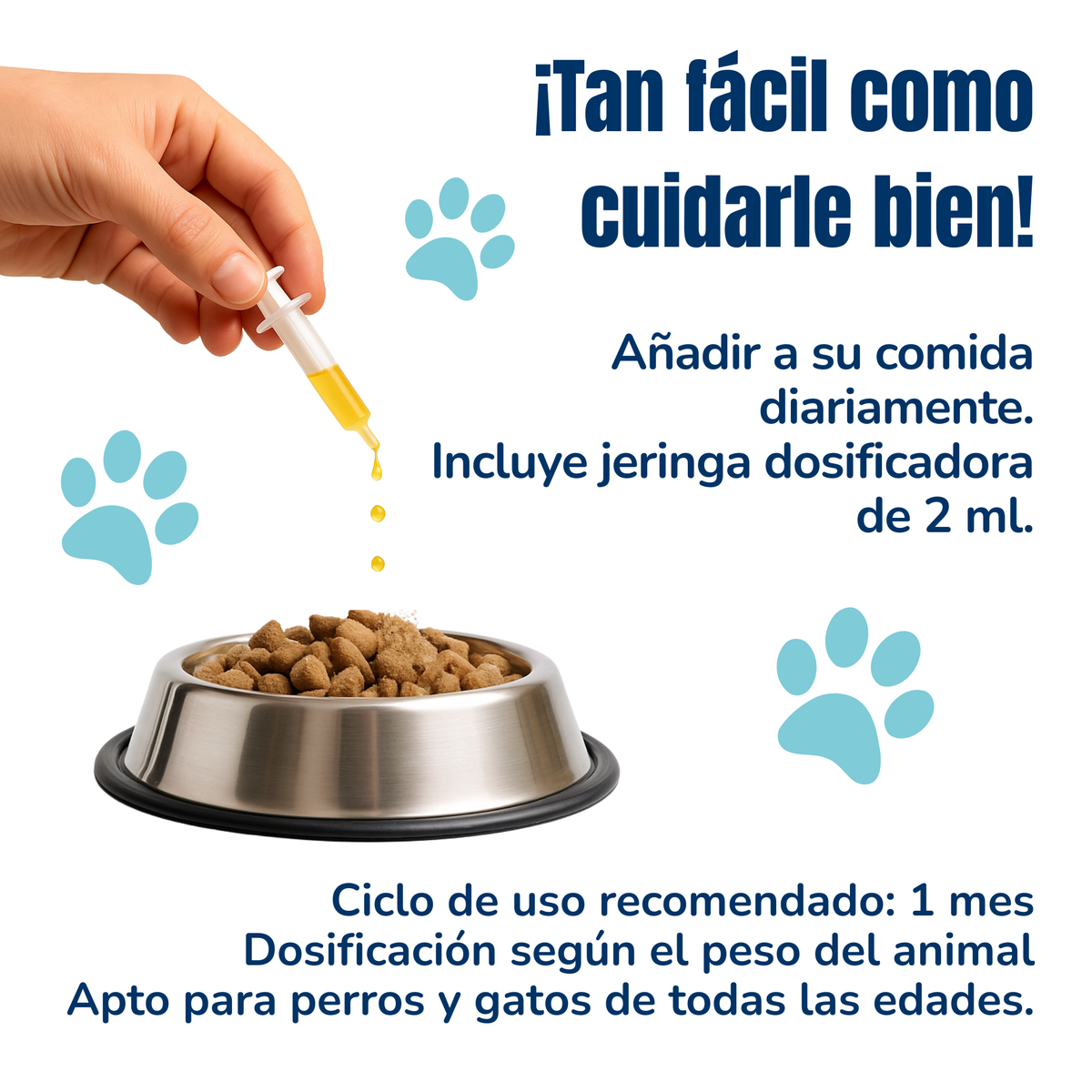 Aceite Omega 3 para perros y gatos – EPA DHA – Sardina y anchoa – 200 ml_5