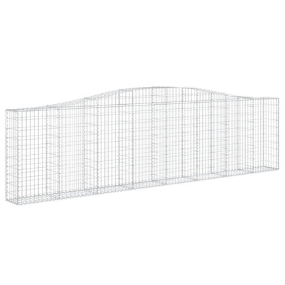 Cestas De Gaviones 15 Uds Forma De Arco Hierro 400x30x100/120cm_2