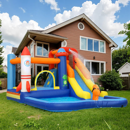 Castillo Inflable Aiyaplay Tela Oxford Multicolor 360x250x195 Cm_1