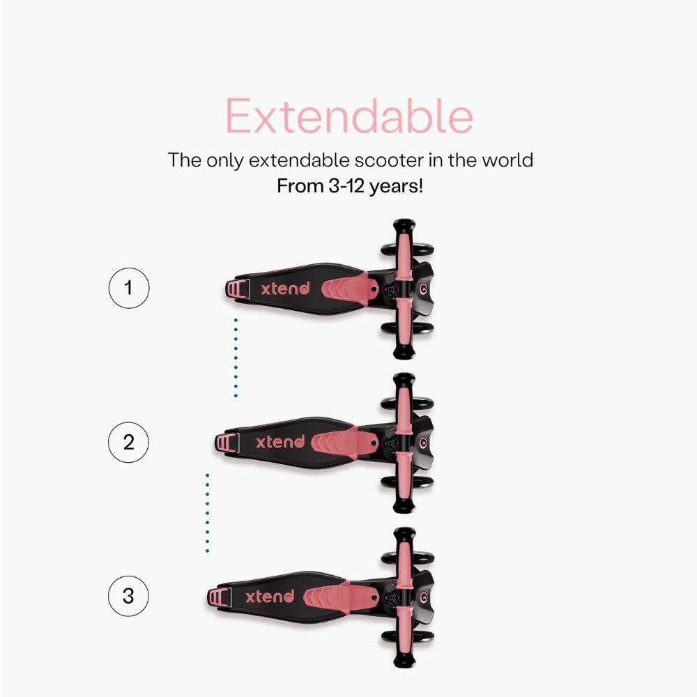 Correpasillos Patinete Evolutivo 5 En 1 Smartrike Xtend Scooter+ride On Salmon Pink_3