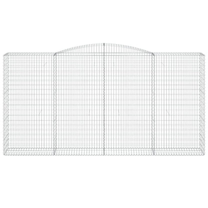 Cestas De Gaviones 7 Uds Forma De Arco Hierro 400x50x200/220 Cm_3