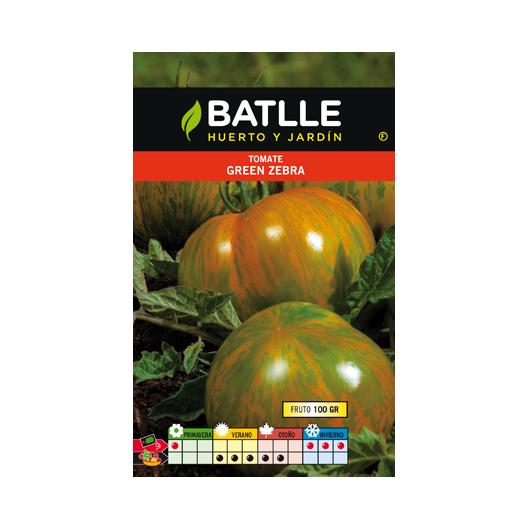 Semillas de Tomate Green Zebra - Tigre Batlle