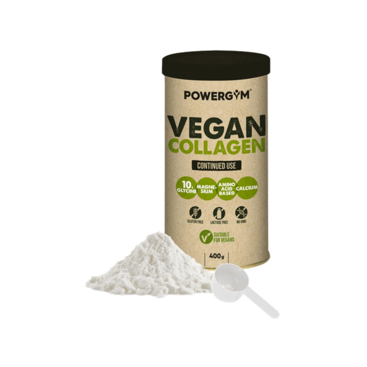 Colágeno vegano para deportistas Powergym 400 g