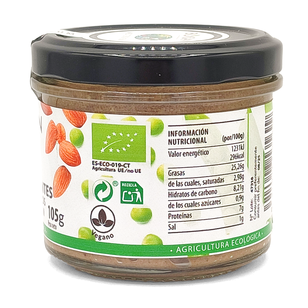 Paté De Guisantes Con Frutos Secos Eco Bionsan 105gr_2