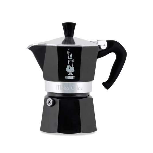 Bialetti Moka Express Cafetera Italiana Aluminio, Negro_0
