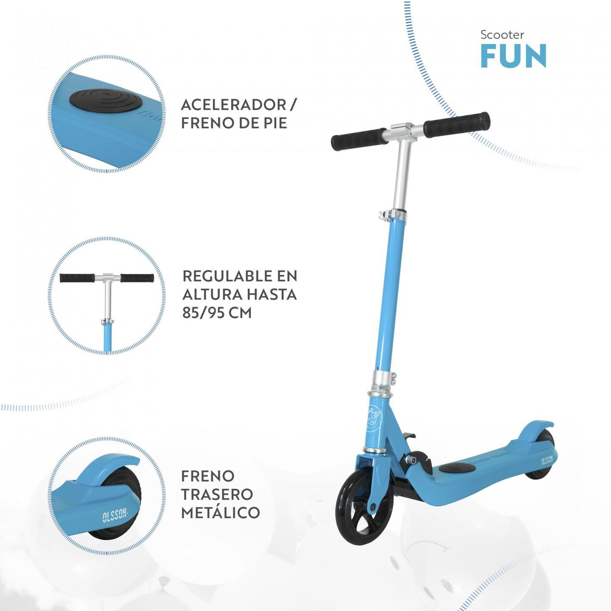 Patinete Eléctrico Olsson Fun Azul
