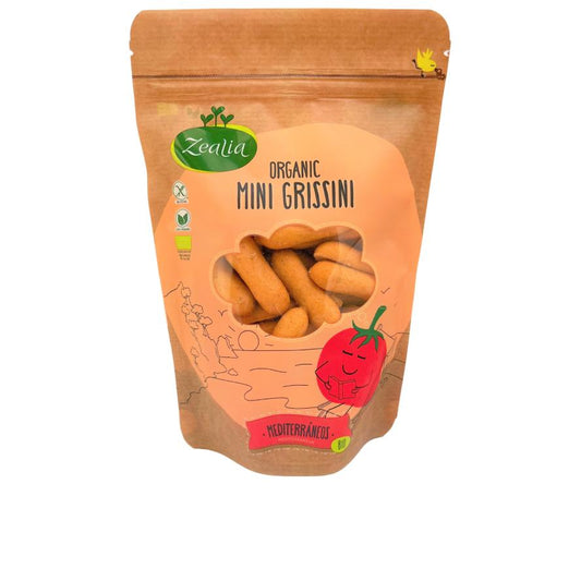 Mini Grissini Colines mediterráneos BIO Sin Gluten Zealia 75 gr