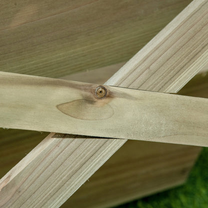 Jardinera De Escalera 3 Pisos De Madera Outsunny 71x61x77 Cm Natural_3