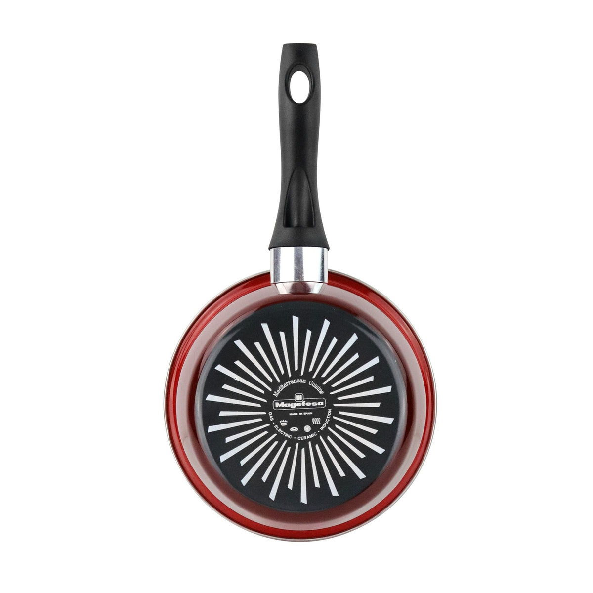 Cazo 'sr' Ø16cm Acero Esmaltado Rojo Magefesa_5