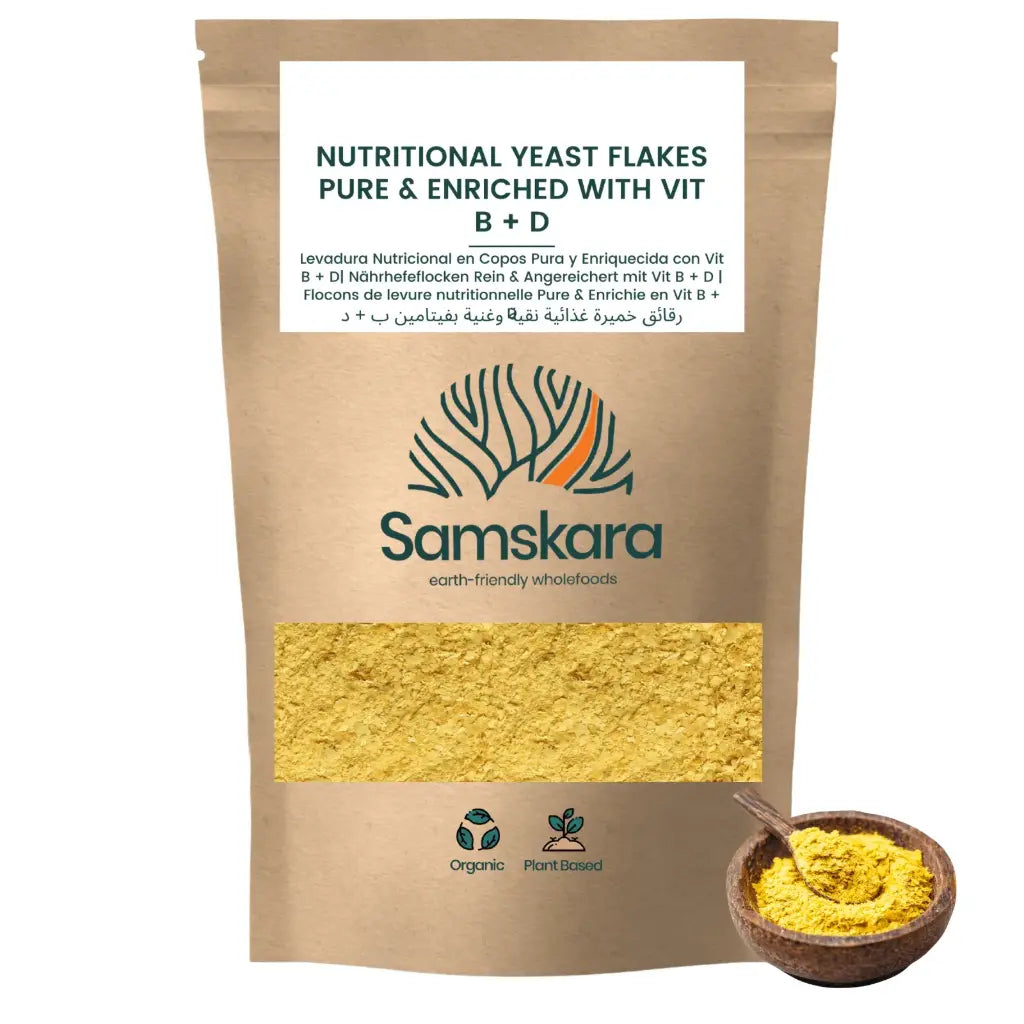 Levadura Nutricional En Copos - 2kg (500g Envase Retail + 1,5kg Bolsa Granel De Recarga) | Superalimento Ecológico_0